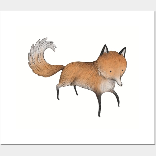 Little Fox Wall Art by Sophie Corrigan